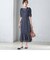 〈結婚式・パーティ〉troisiemechaco:カット ジャカード ワンピース