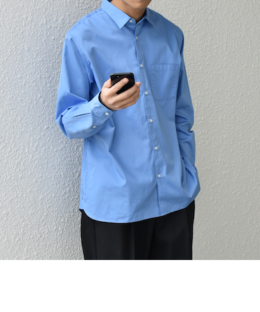 SHIPS any: ストライプ / ソリッド リラックス レギュラーカラー シャツ 25AW◇