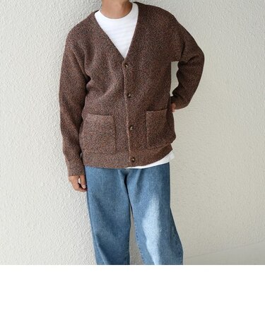 SHIPS any: 〈手洗い可能〉メランジ カラー ミックス リラックス カーディガン◇