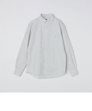 【WEB限定】SHIPS: 防シワ・吸水速乾 Drymix(R) ワンポイントロゴボタンダウンシャツ