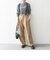 SHIPS any:〈洗濯機可能〉マニッシュ サスペンダー ワイド パンツ 24FW
