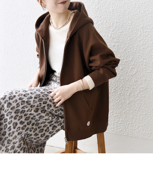 《追加予約》SHIPS any:〈洗濯機可能〉USAコットン 裏起毛 ジップ スウェット パーカー