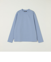 SHIPS: コットン ハイゲージ ポンチ ライト ロングスリーブ Tシャツ