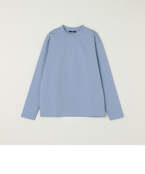 SHIPS: コットン ハイゲージ ポンチ ライト ロングスリーブ Tシャツ