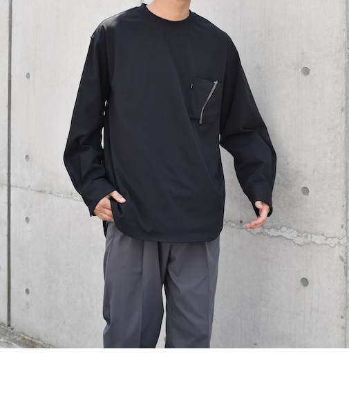 SHIPS any: SORONA(R) ストレッチ ジャージー ポケット Tシャツ (ロンT)◇