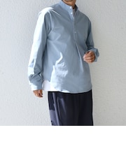 SHIPS any: SORONA(R) ストレッチ ジャージー バンドスキッパー プルオーバー シャツ◆