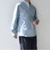 SHIPS any: SORONA(R) ストレッチ ジャージー バンドスキッパー プルオーバー シャツ◆