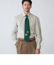 【SHIPS別注】Errico Formicola: ブラッシュドコットン レギュラーカラー シャツ