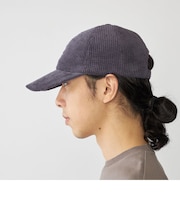 【WEB限定】SHIPS: ワンポイント ロゴ 刺繍 コーデュロイ オーバーフィット キャップ