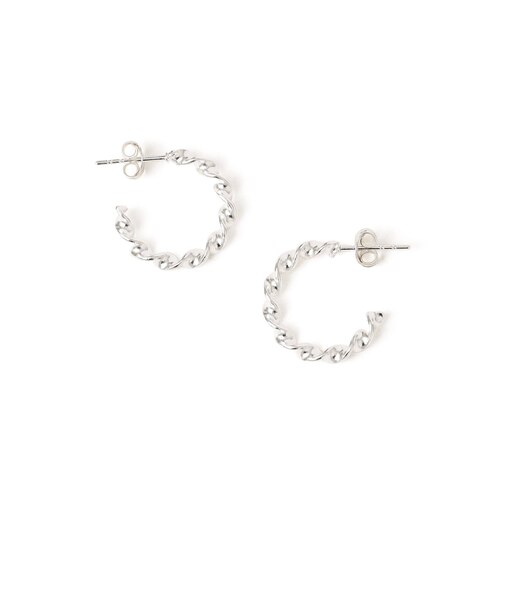 Luasifar:ツイスト フープ ピアス