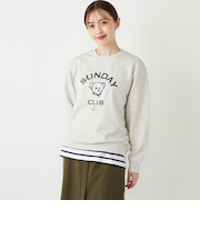 SHIPS Colors: TeddyBear(R) スウェット◇