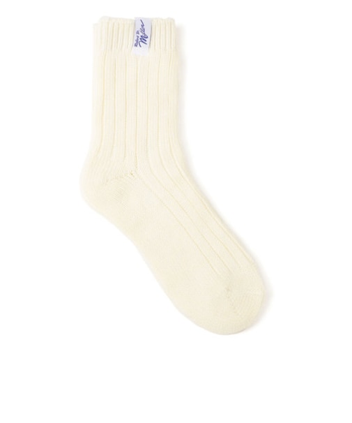 miller: ピスネーム付き リブ ソックス