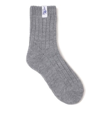 miller: ピスネーム付き リブ ソックス