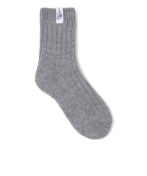 miller: ピスネーム付き リブ ソックス