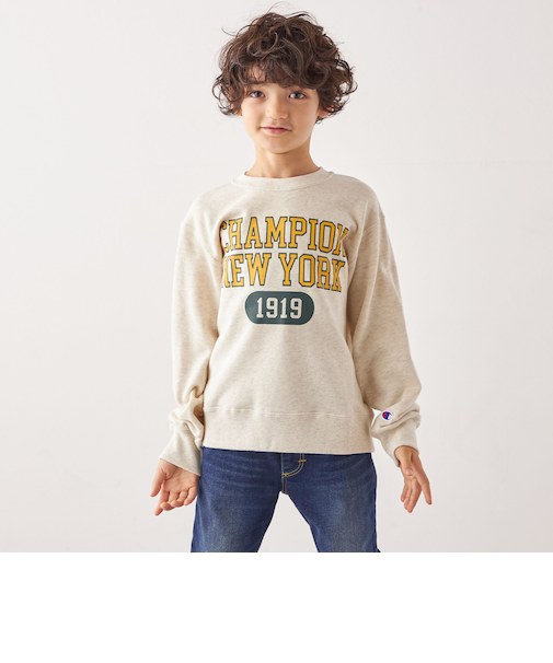 CHAMPION: カレッジロゴ スウェット<KIDS>