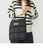 【WEB限定/SHIPS別注】TAION: ダウン スクエア ショルダー バッグ