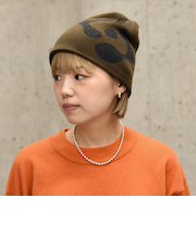 City Ambient Products:〈手洗い可能〉ロゴ ビーニー ニット帽