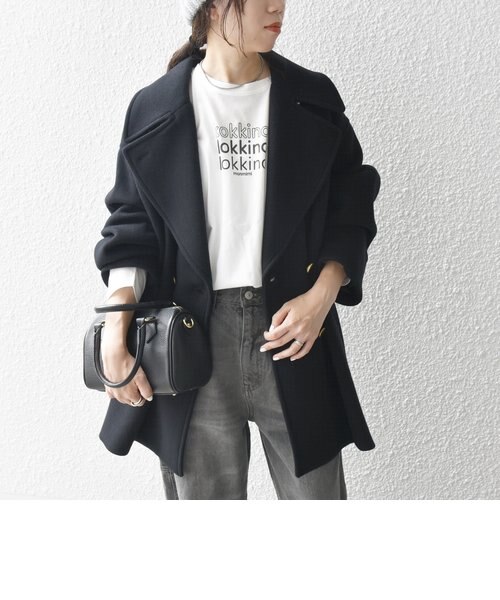 SHIPS any: ノンミュールジングウール ミディ Pコート｜シップスの通販