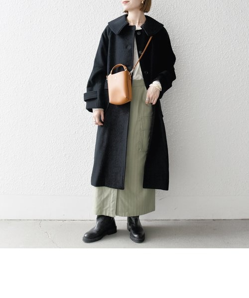 SHIPS any: PONTETORTO フラットカラー ロング コート｜シップスの通販