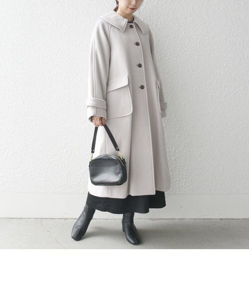 SHIPS any: PONTETORTO フラットカラー ロング コート｜シップスの通販