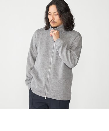 SHIPS:〈手洗い可能〉ドライバーズ ニット ジップ カーディガン