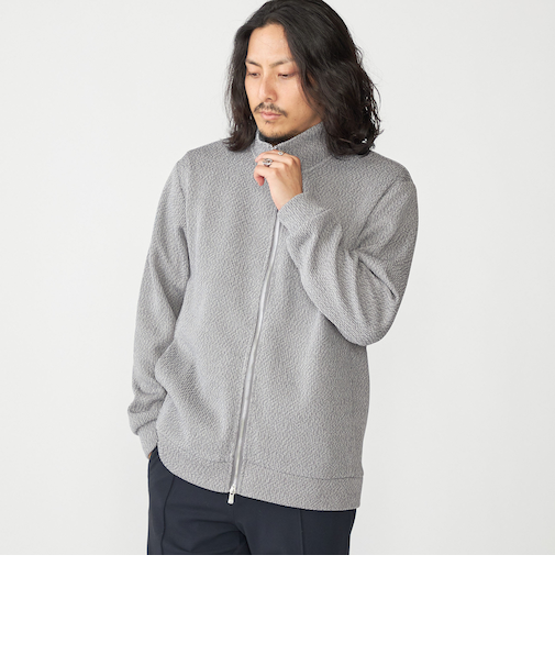 SHIPS:〈手洗い可能〉ドライバーズ ニット ジップ カーディガン