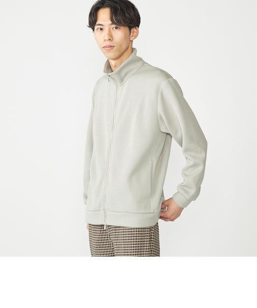 SHIPS:〈手洗い可能〉ドライバーズ ニット ジップ カーディガン