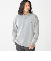 【WEB限定】SHIPS:〈抗菌・防臭〉ワンポイント ロゴ バーズアイ ロングスリーブ ポロシャツ