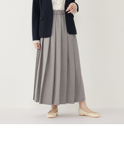 SHIPS Colors:ワイド プリーツ スカート◇