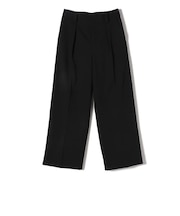 SHIPS Primary Navy Label: セミ フォーマル 梳毛 ワイドパンツ（セットアップ対応）