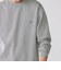 【WEB限定】SHIPS:〈抗菌・防臭〉ワンポイント ロゴ バーズアイ クルーネック 長袖 Tシャツ