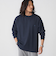 【WEB限定】SHIPS:〈抗菌・防臭〉ワンポイント ロゴ バーズアイ クルーネック 長袖 Tシャツ
