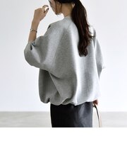 〈洗濯機可能〉ポンチ ドロスト ルーズ プルオーバー