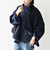 【WEB限定】SHIPS any: リバー スタンドカラー ポンチョ ショート コート 24FW