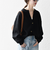 SHIPS any:〈手洗い可能〉AQUA カシミヤ ミックス スキッパー カーディガン