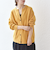 SHIPS any:〈手洗い可能〉AQUA カシミヤ ミックス スキッパー カーディガン
