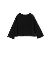 SHIPS Primary Navy Label:〈手洗い可能〉ミラノリブ フレア プルオーバー 