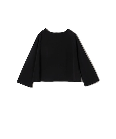 SHIPS Primary Navy Label:〈手洗い可能〉ミラノリブ フレア プルオーバー 