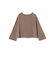 SHIPS Primary Navy Label:〈手洗い可能〉ミラノリブ フレア プルオーバー 