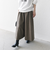 SHIPS any:〈洗濯機可能〉ウールライク ギャザー キュロット パンツ