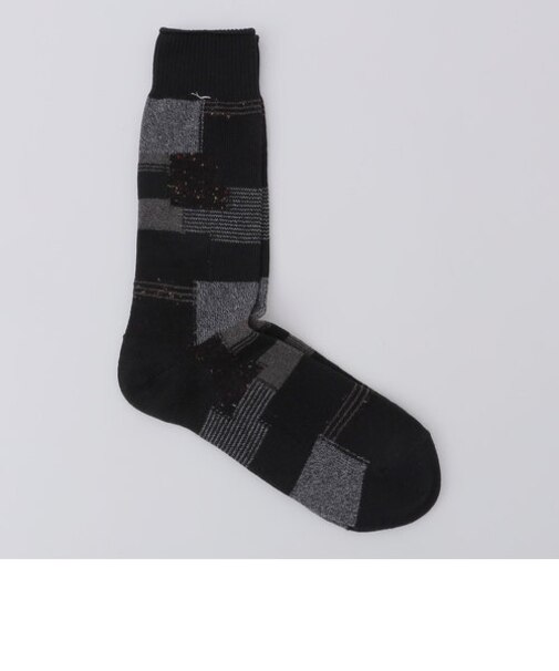 ANONYMOUS: パッチワーク クルー ソックス