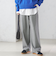 〈手洗い可能〉両面起毛 ドロスト パンツ