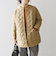 Traditional Weatherwear: ARKLEY キルティング ミドル ノーカラー コート