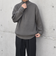 SHIPS any:〈手洗い可能〉ハーフジップ 畦編み ドライバーズ ニット 24FW◇