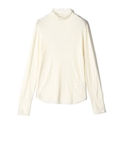 SHIPS Primary Navy Label:ウール フライス ジャージー タートルネック