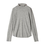 SHIPS Primary Navy Label:ウール フライス ジャージー タートルネック