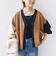 《一部追加予約》【WEB限定】〈手洗い可能〉配色 ポケット カーディガン