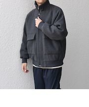 SHIPS any: PURE WOOL MELTON ダービー ブルゾン◇