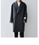SHIPS any: PURE WOOL MELTON ダブル チェスターコート◇