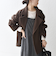 SHIPS any: ウール ミックス コクーン ショート Pコート
